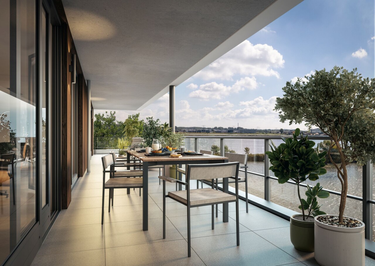 Noordoevers interior grote appartementen 1 kl